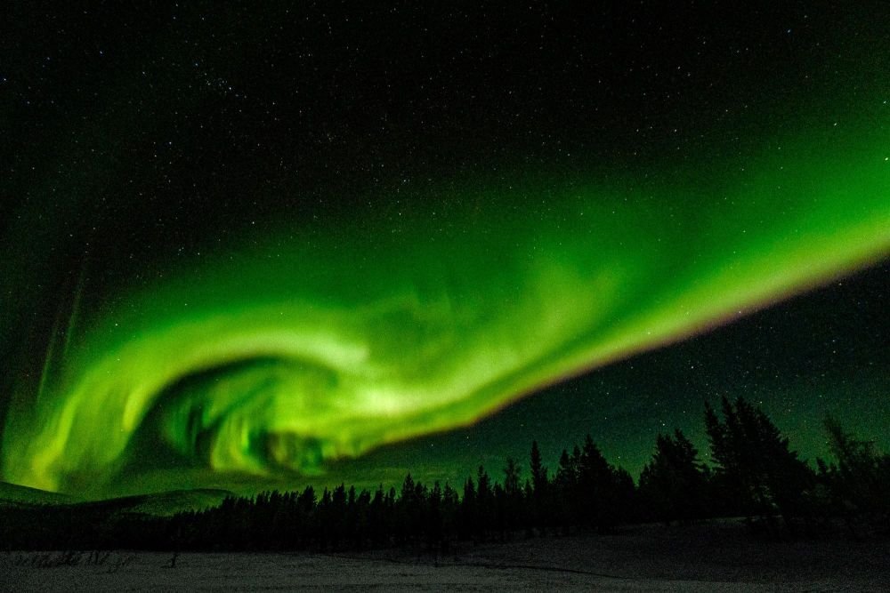 Soirée aurores boréales - Finlande