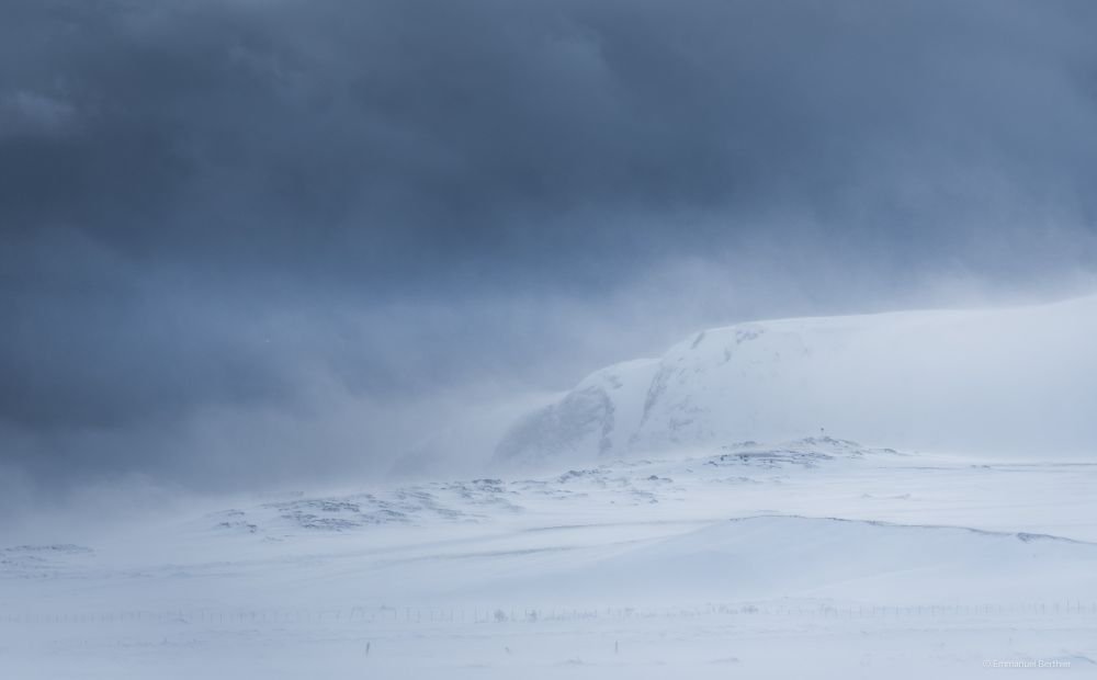 Le Finnmark sous le blizzard