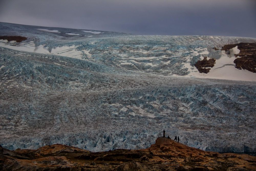 glacier des fjords de l'est du Groenland