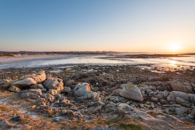 Soleil couchant en Baie de Guissény