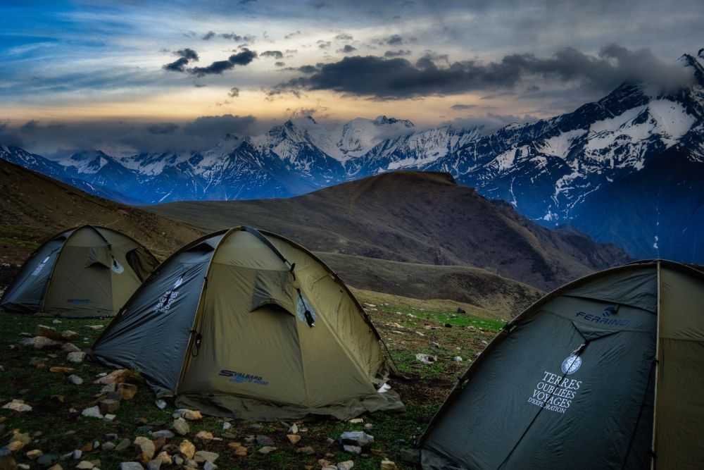 Bivouac au coeur des annapurnas au nepal - &copy; Matthieu Reynier