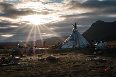campement nomade voyage en russie - &copy; Nicolas Fragiacomo