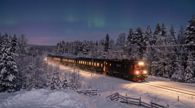  - Aurores boréales en Laponie : de Kiruna aux Lofoten en train